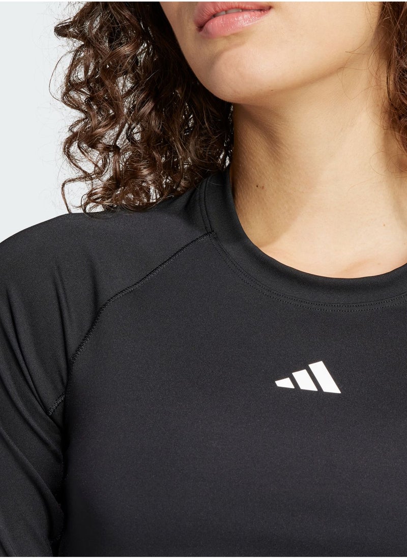Adidas - Hyperglam Cropped T-Shirt - Image 1