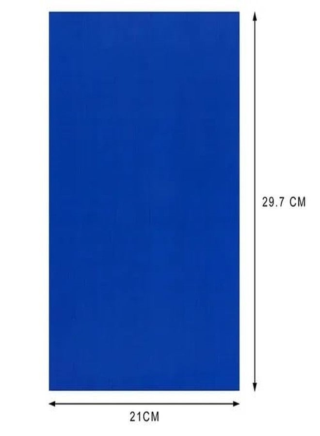 Sehgal Store A4 Sheets Neon Fluorescent Blue Colour Laser Inkjet Printable Self Adhesive Sticky Sticker Craft Labels Paper Pack of 30 Sheets (Blue) - Image 3