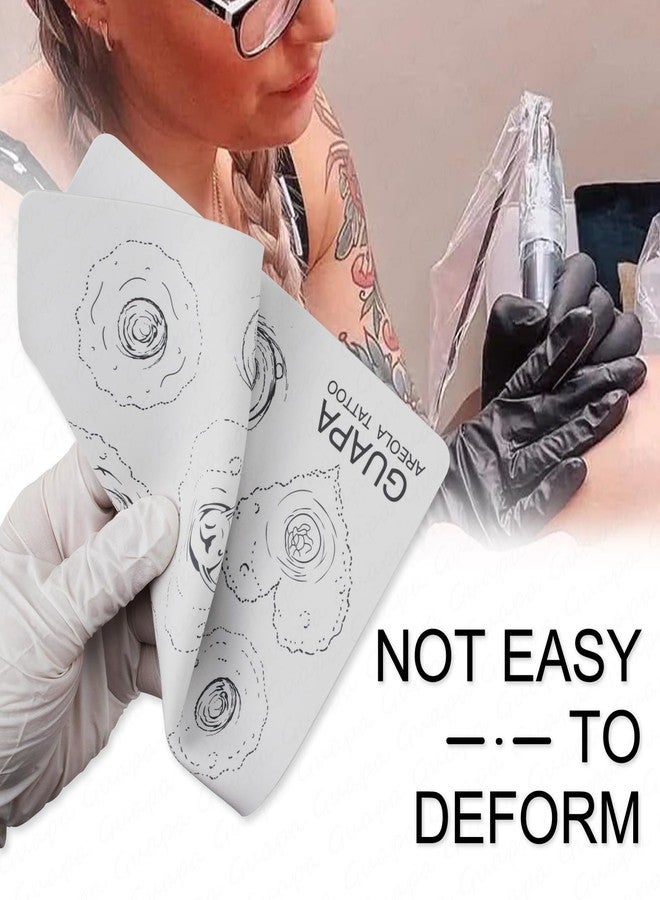 Guapa Areola Micropigmentation Training Practice Pad - Realistic Silicone Skin for Tattooing and Permanent Makeup Professionals (White-2PCS) - Image 5