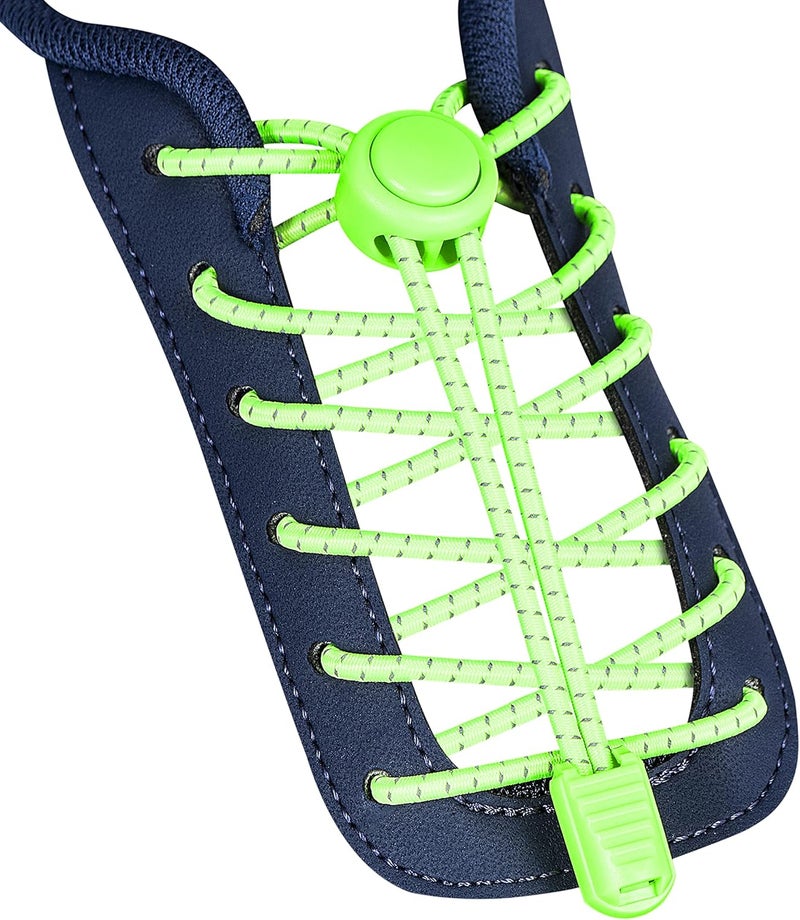 iLiveX No Tie Shoelaces - Elastic Shoe Laces - Lock Shoelaces for Sneakers - One Size Fits All for Adults and Kids - Image 1