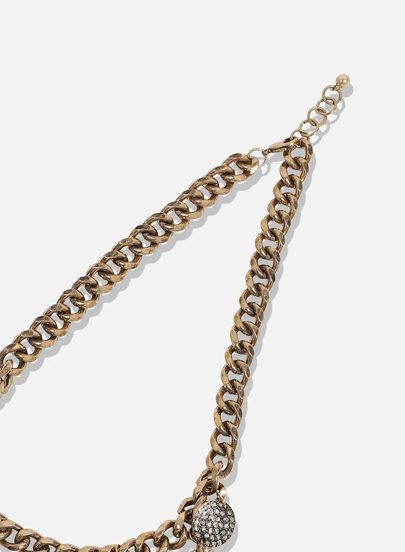 SOHI Designer Statement Stone Artificial Necklace Jewellery