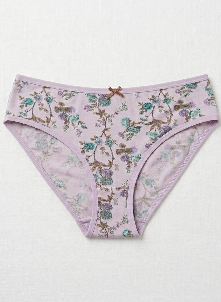 Vanilla Women's Pack of 5 Cotton Bikini Panties Underwear - Image 4