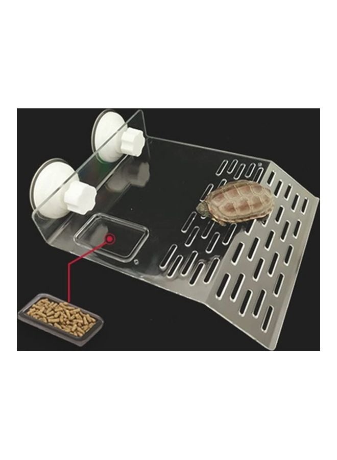 Turtle Floating Platform, Turtle Basking Platform Stand, Acrylic Terrace Turtle Bask Terrace Island Floating Basking Platform, Climb Terrarium Aquarium Tank - Image 1