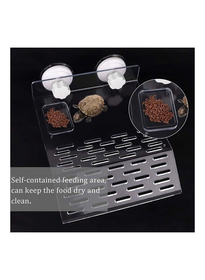 Turtle Floating Platform, Turtle Basking Platform Stand, Acrylic Terrace Turtle Bask Terrace Island Floating Basking Platform, Climb Terrarium Aquarium Tank - Image 2