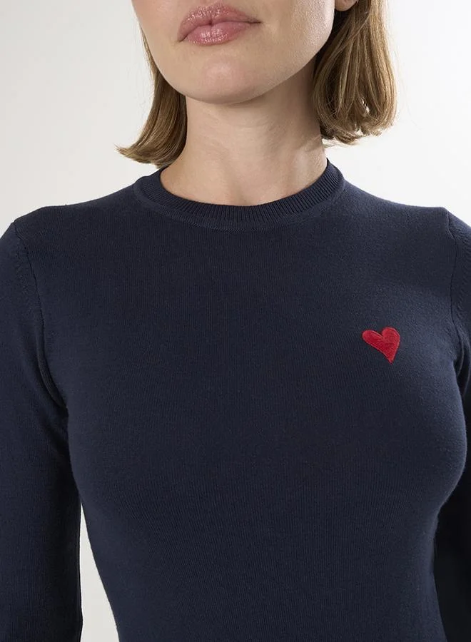 FELIX HARDY Crew Neck Knitted Pullover
