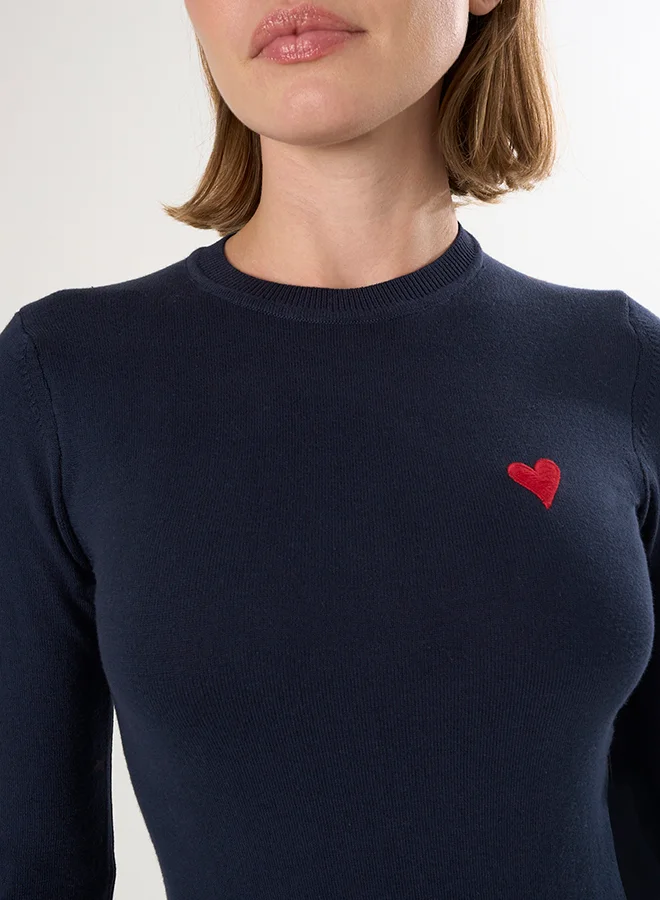 FELIX HARDY Crew Neck Knitted Pullover