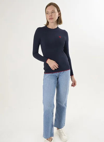 FELIX HARDY Crew Neck Knitted Pullover