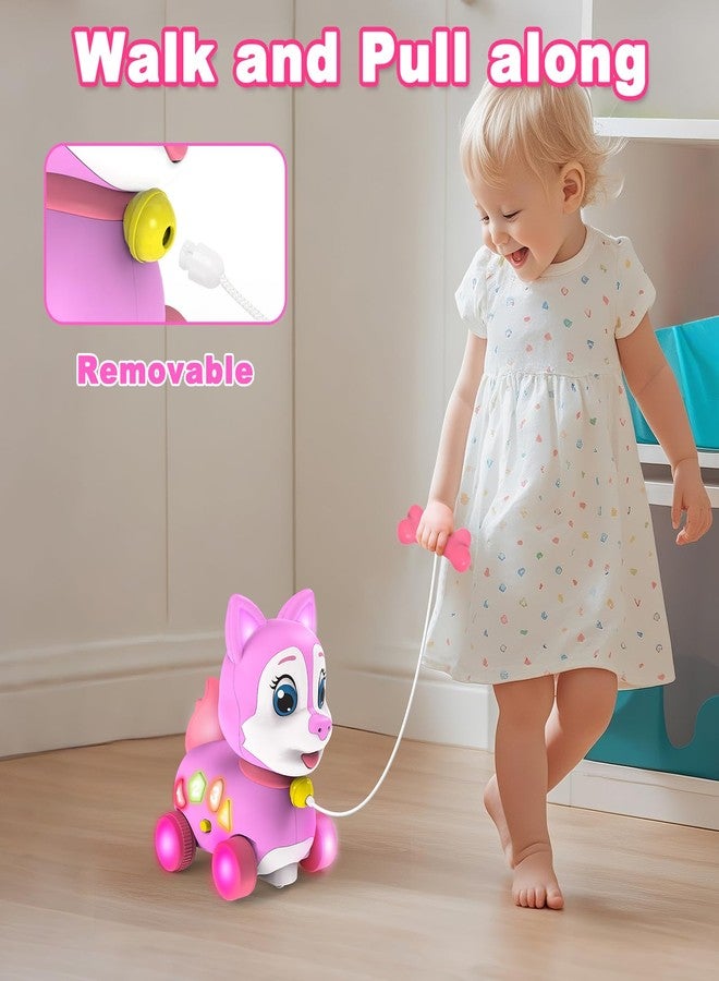 Holaxander Musical Puppy Toy 6-12 Months,Baby Bilingual Toddler Learning for 1+ Year Old Girl Gift,Baby Crawling Toys,Infant Tummy Time Toy, 1st Birthday Gift Christmas for Newborn Girl Boy Age 1-2 - Image 3