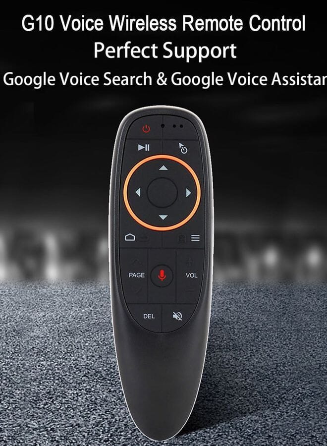 HuHa Wireless Remote Control With Usb Receiver Voice Control For Android -Smart Tv Pc Laptop Notebook Black  - Image 2