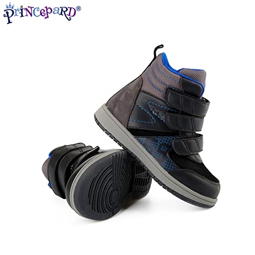 princepard Kids Orthopedic Shoes,Toddlers Corrective High Top Boots with Arch and Ankle Support,Improve Children's Flat Feet and Valgus/varus Black - Image 5