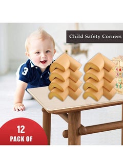 Safe-O-Kid Pack Of 16Density U Shaped Medium (5.5 * 5.5 * 3.5 Cm) Nbr Corner Cushions Light Brown  - Image 3
