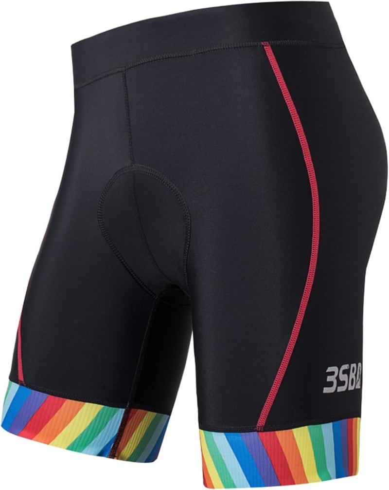 3SB Triathlon Shorts, Women's Tri Shorts, Padded, Butterfly, Riding Pants, Training - Image 1