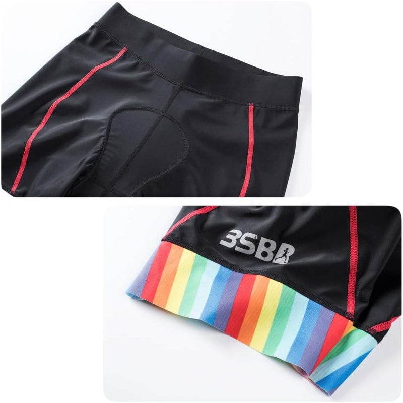 3SB Triathlon Shorts, Women's Tri Shorts, Padded, Butterfly, Riding Pants, Training - Image 3
