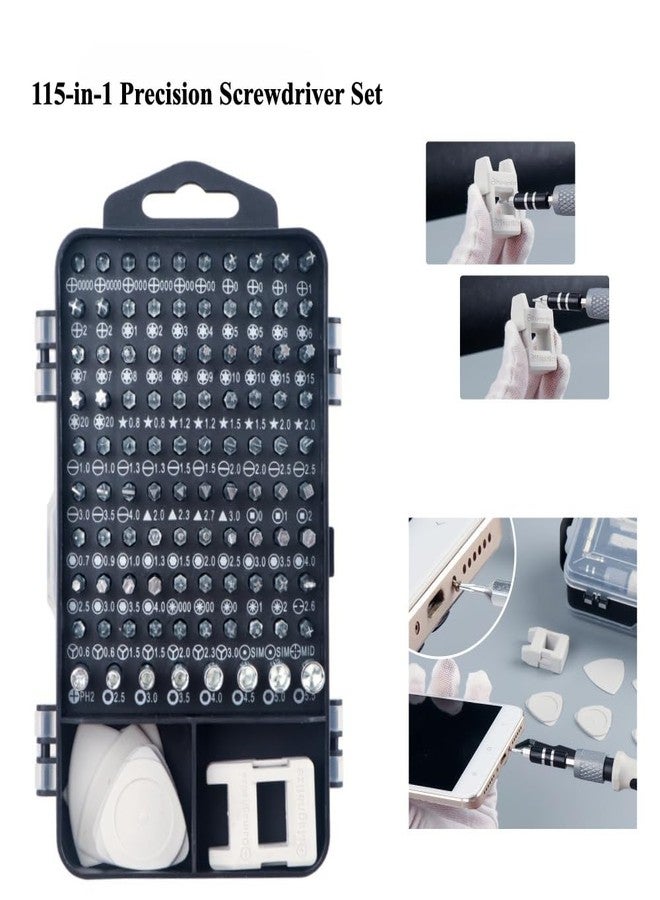 EMSTAR 115 in 1 Precision Screwdriver Set, Mini Professional Magnetic Repair Tool Kit, Small Screwdriver for Phone, Computer, Watch, Laptop, Macbook, Game Console, Electronic, Toys,PC Repair Tool Kit - Image 5