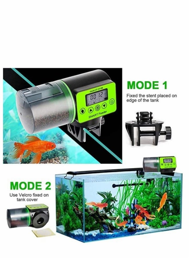 Electric Automatic Fish Feeder with Timer for Aquarium, Moisture-Proof Food Dispenser for Vacation and Weekend Use - Image 3