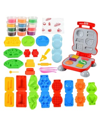 مجموعة ملحقات عجينة اللعب للأطفال، مجموعة لعب ملونة من ملحقات لعبة ماكينة صنع البرجر، أدوات عجين لمطبخ الأطفال مناسبة كهدية للعب لعبة التظاهر في حفلة نهاية الأسبوع للبنات والأولاد 40 قطعة (لون عشوائي) - view 4