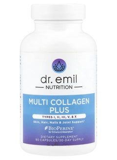 DR EMIL NUTRITION Multi Collagen Plus Types I II III V & X 90 Capsules 