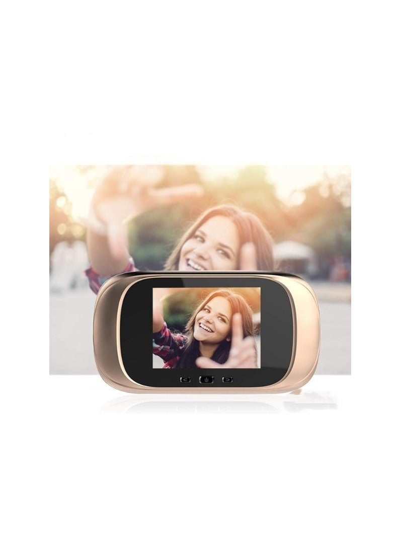 جهاز عرض باب رقمي مع شاشة LCD بحجم 2.8 بوصة، رؤية ليلية، وتصوير صور لحماية المنزل - Image 2