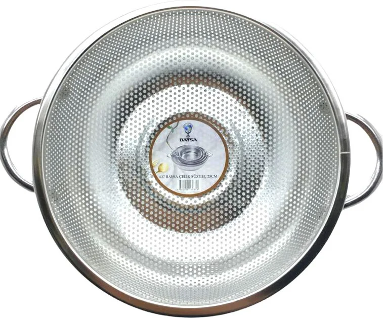 بايسا Metal Handle Steel Wire Basket Strainer 23 cm