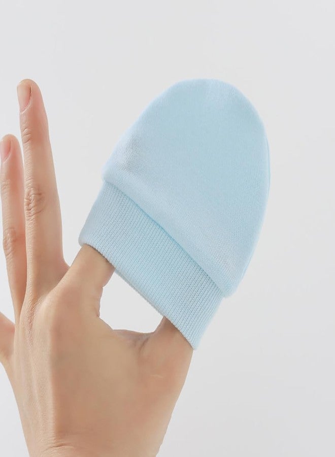 GSHLLO 6 Pairs Cotton Newborn Baby Mittens Baby No Scratch Gloves Soft Infant Gloves Breathable Toddler Gloves Preemie Mittens for Girls Boys - Image 2