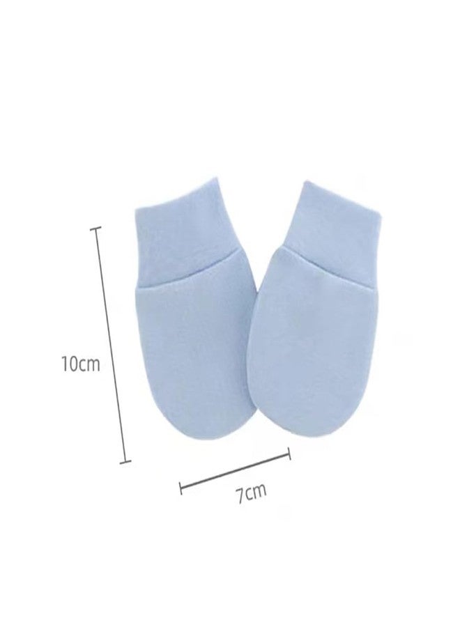 GSHLLO 6 Pairs Cotton Newborn Baby Mittens Baby No Scratch Gloves Soft Infant Gloves Breathable Toddler Gloves Preemie Mittens for Girls Boys - Image 3
