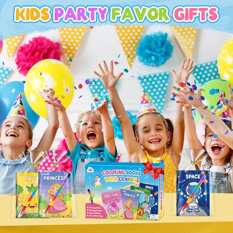 ZMLM Coloring Books for Kids Party Favors: Bulk Crayons Mini Coloring Books for Kids Ages 4-8 Birthday Goodie Bags Stuffers Toddlers Return Gifts Classroom Prizes (Classic, 48) - Image 2