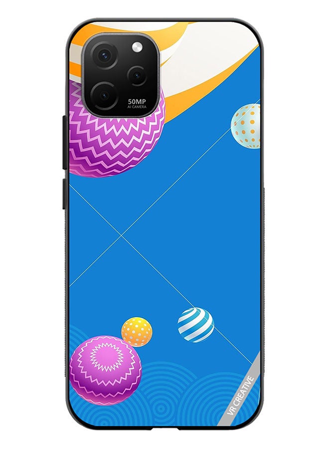 VR CREATIVE Protective Case Cover For Huawei Nova Y61 Abstract Design Multicolour - Image 1