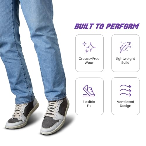 SNEAKARE DECREASER Pro Small Shoe Crease Protector for Men's Shoes - Shoe Crease Preventer for Sneakers - Anti Wrinkle Guard - (UK2 to UK6.5) - 1 Pair - Image 3