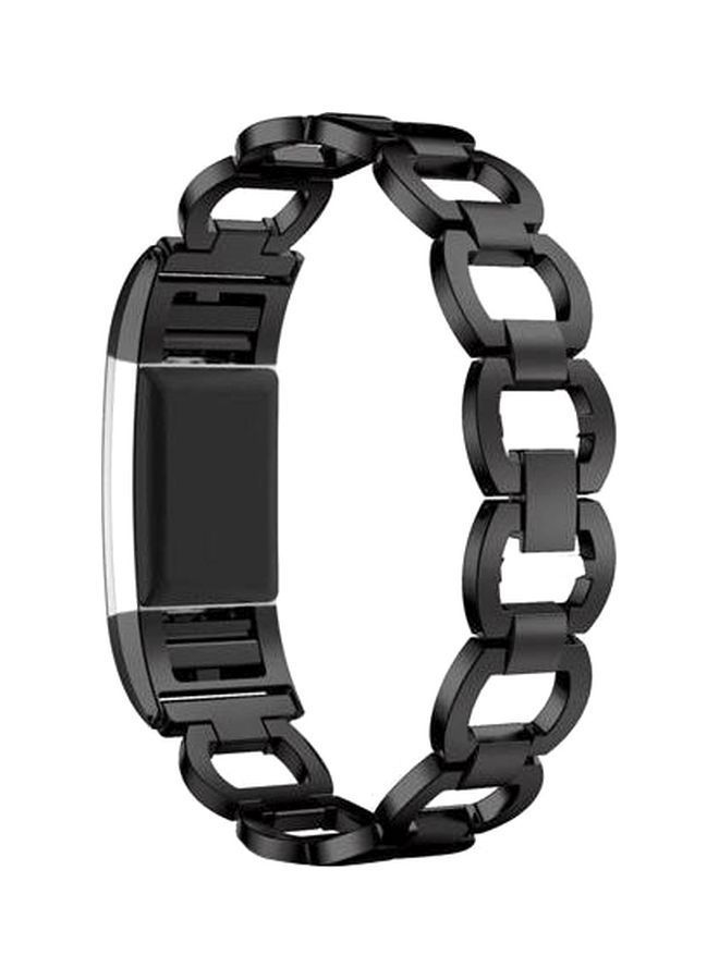 NIBEMINENT Replacement Band For Fitbit Charge 2/Charge HR 2 Black 