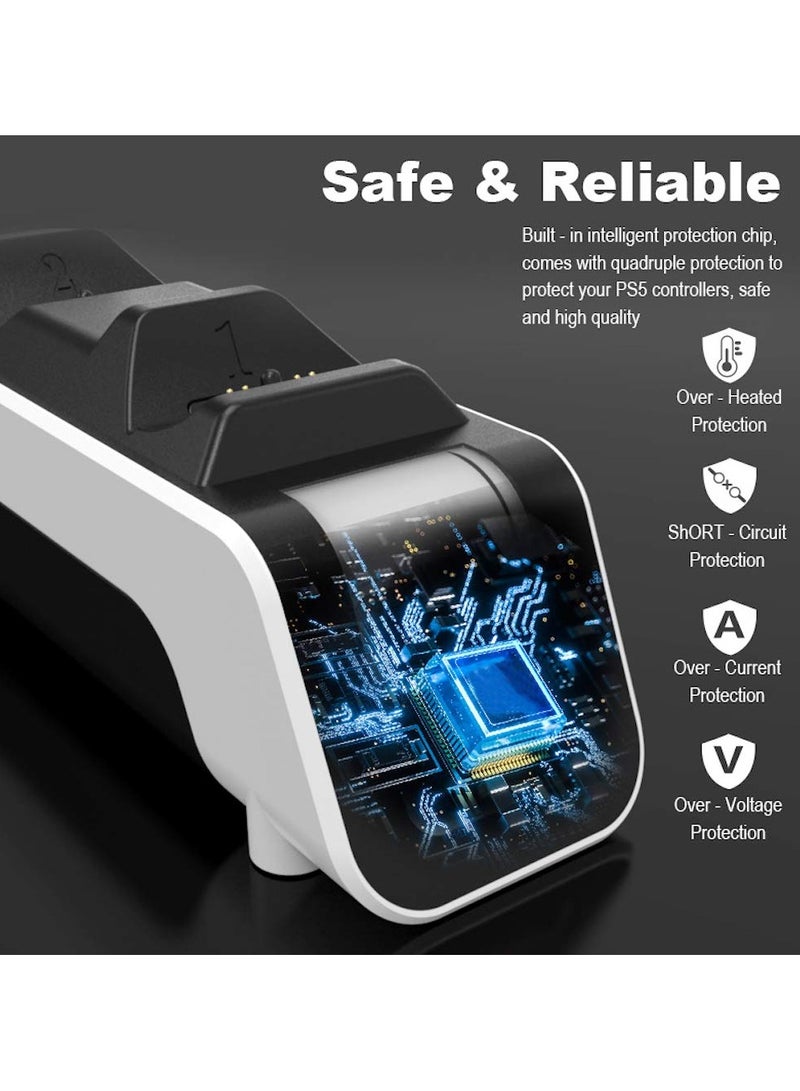 AOLION Hand Charger Console Dual Sense PS5 Controllers Dock Station - Image 4