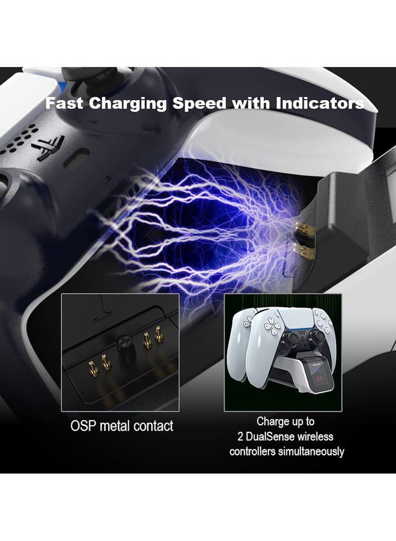 AOLION Hand Charger Console Dual Sense PS5 Controllers Dock Station - Image 3