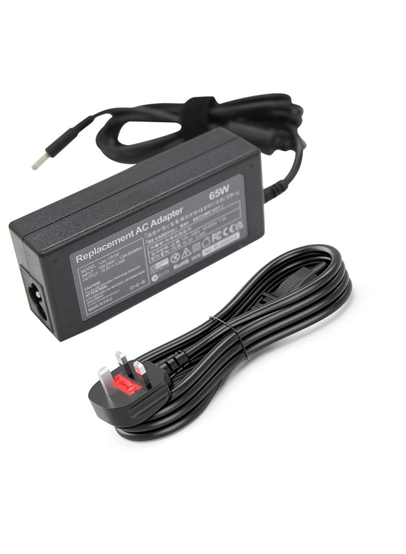 LZUMWS 65W Dell Charger laptop adapter 19.5V 3.34A 4.5x3.0mm for Inspiron 13 14 15,3000 5000 7000 Series,558 3565 3567,for Vostro 13 14 15 16