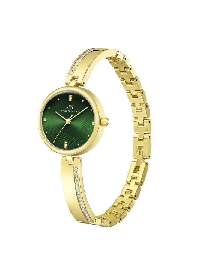 KENNETH SCOTT Women's Alloy Analog Watch K23506-GBGG - 28 mm  - Image 2