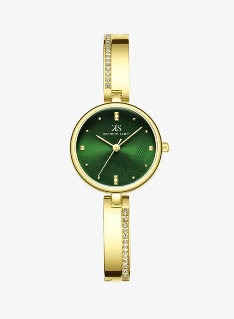 Kenneth Scott Women's Alloy Analog Watch K23506-GBGG - 28 mm