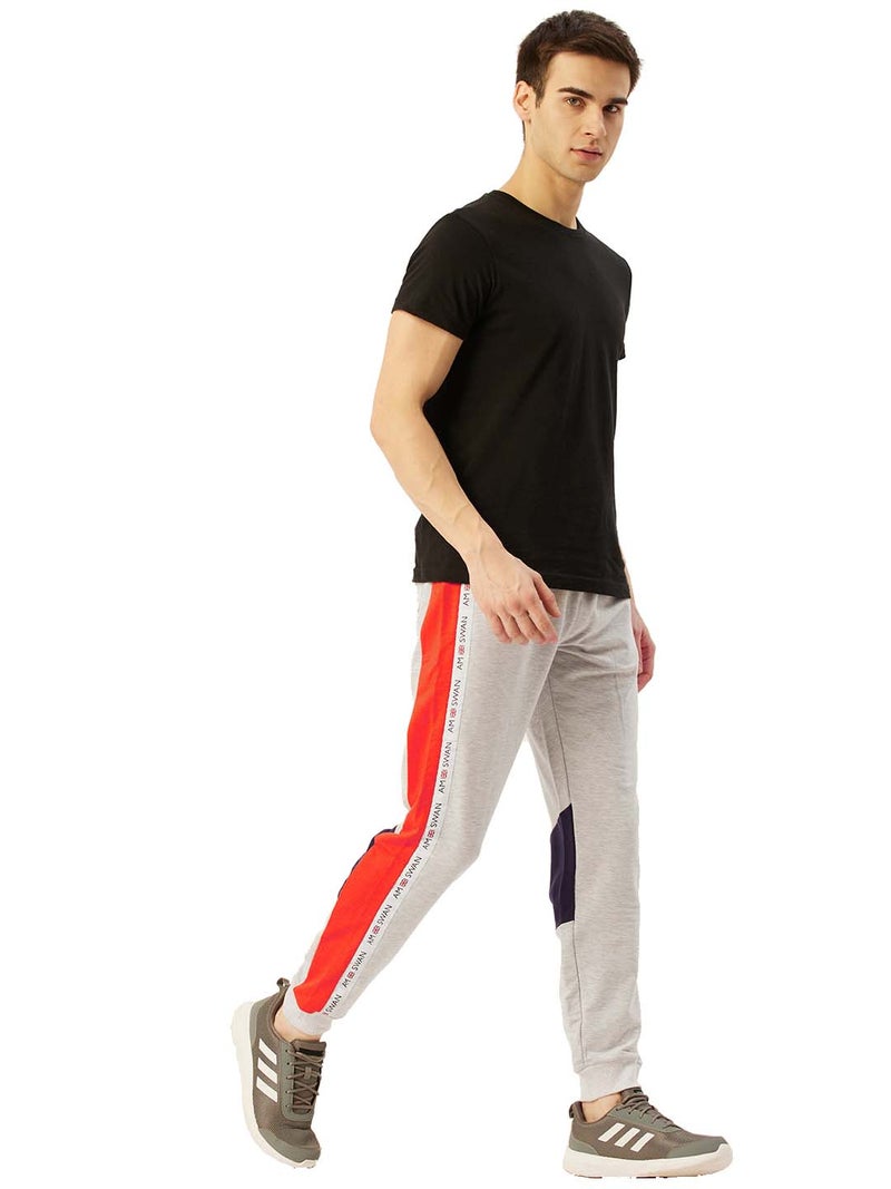 amswan PREMIUM COTTON COLOURBLOCKED TRACK PANTS - Image 4