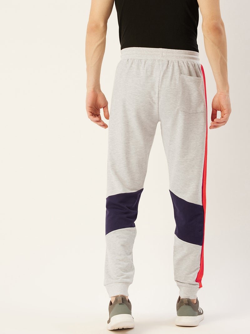 amswan PREMIUM COTTON COLOURBLOCKED TRACK PANTS - Image 3