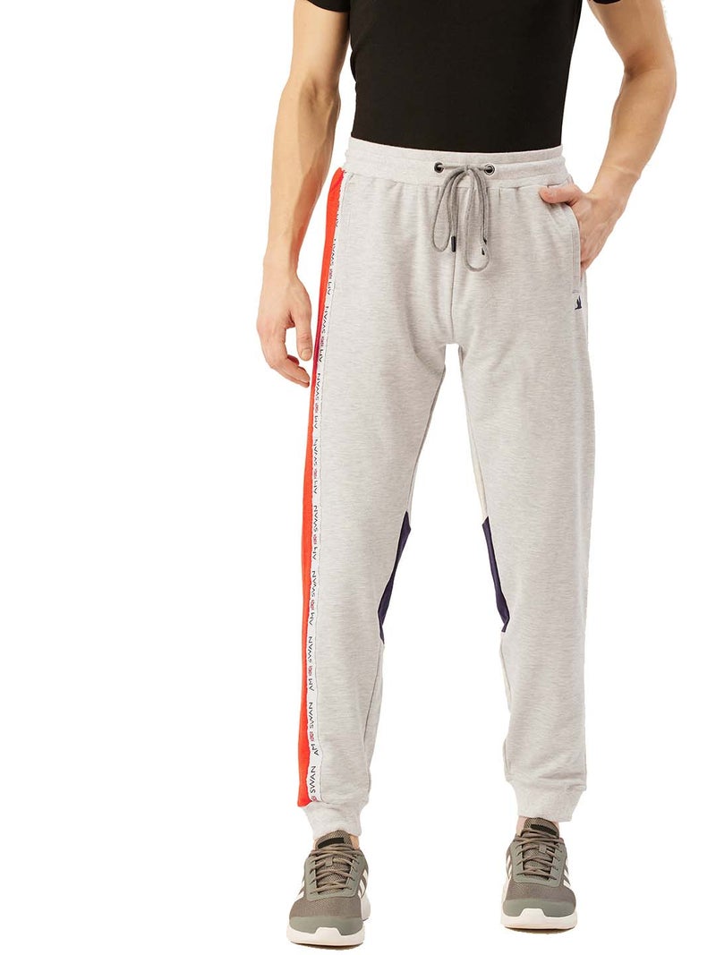 amswan PREMIUM COTTON COLOURBLOCKED TRACK PANTS - Image 1
