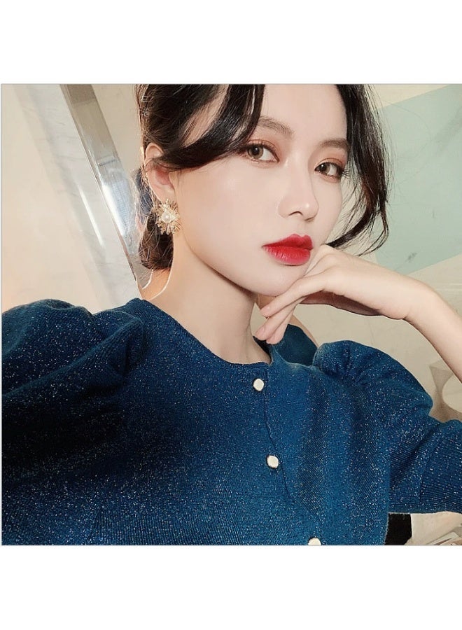 Goolsky أقراط لؤلؤ هندسية جديدة من الفضة الإسترلينية S925 للنساء – أقراط بيان فاخرة أنيقة كورية، تصميمات هندسية ولؤلؤ، مضادة للحساسية، للاستخدام الرسمي/اليومي - Image 3