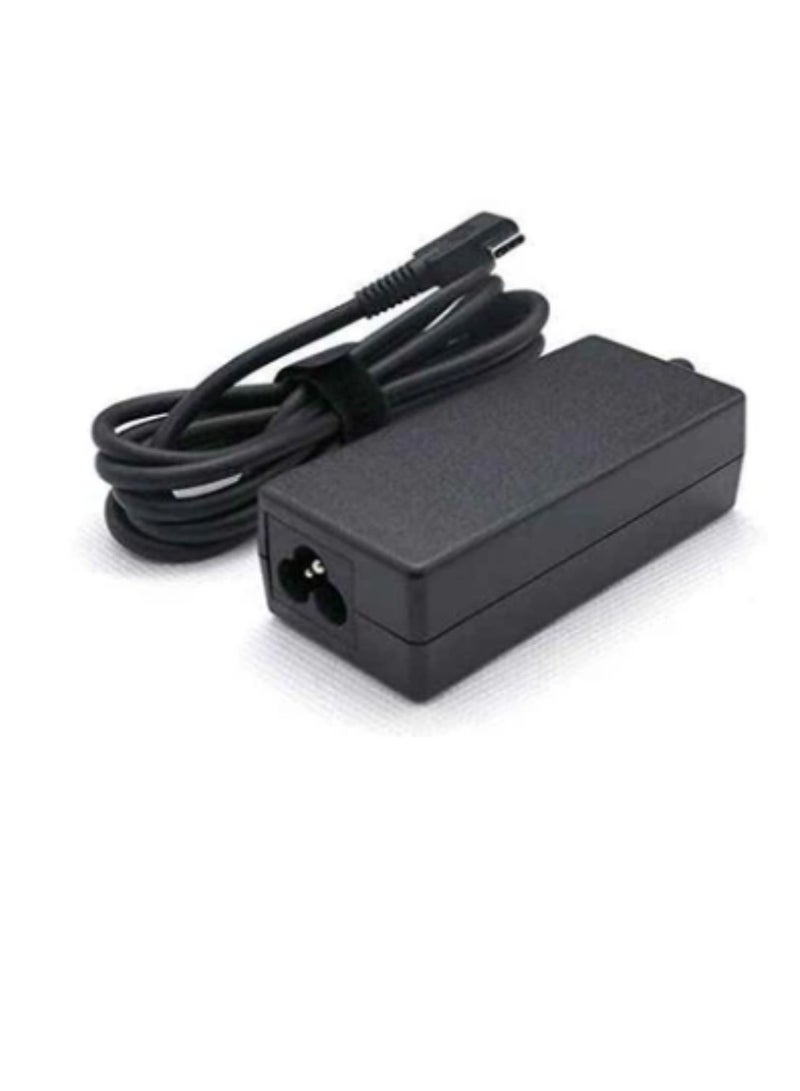 Terabyte 45W USB Type C Charger for HP Chromebook X360 14 14A G5 11 11A G8 G7 G6 G1 G2 EE 14-CA000 11-AE000 14-ca061dx 14-ca051wm 14-ca052wm 14-ca091wm 14-ca020nr 14-ca060nr 14-ca043cl 11-ae051wm l43407-001 - Image 1