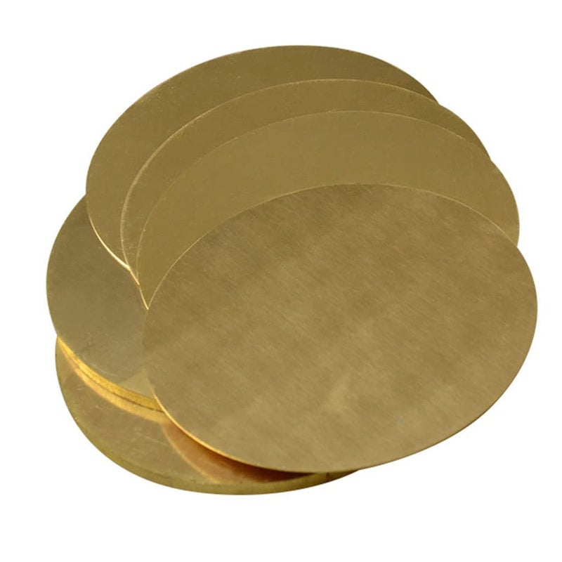 أقراص النحاس الأصفر H62 قطر 100 مم سمك من 0.8 مم إلى 3 مم ألواح معدنية متينة للحشيات وتقطيع الأجزاء - Image 2