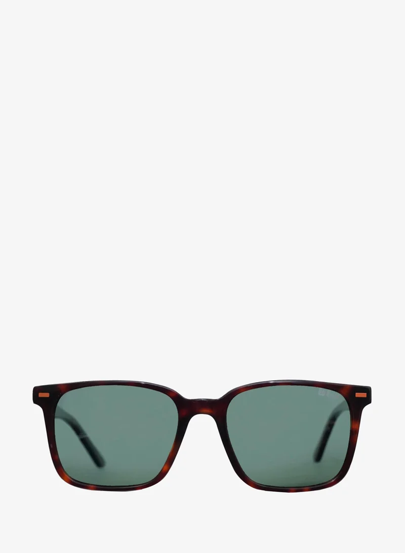 لي كوبر 1.1 Tac Polarized Sunglasses Tortoise Brown Frame Gradient Green Mirror Lens 54mm  - LCM218C04