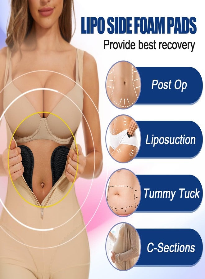 JNATER Lipo Foam Side Pads - 2 Pack Non-Slip Lipo Board for Waist Side Compression Support, Lipo Foam Lateral Protectors for Post Surgery Recovery - Image 2