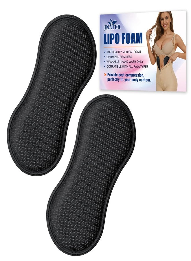 JNATER Lipo Foam Side Pads - 2 Pack Non-Slip Lipo Board for Waist Side Compression Support, Lipo Foam Lateral Protectors for Post Surgery Recovery - Image 1