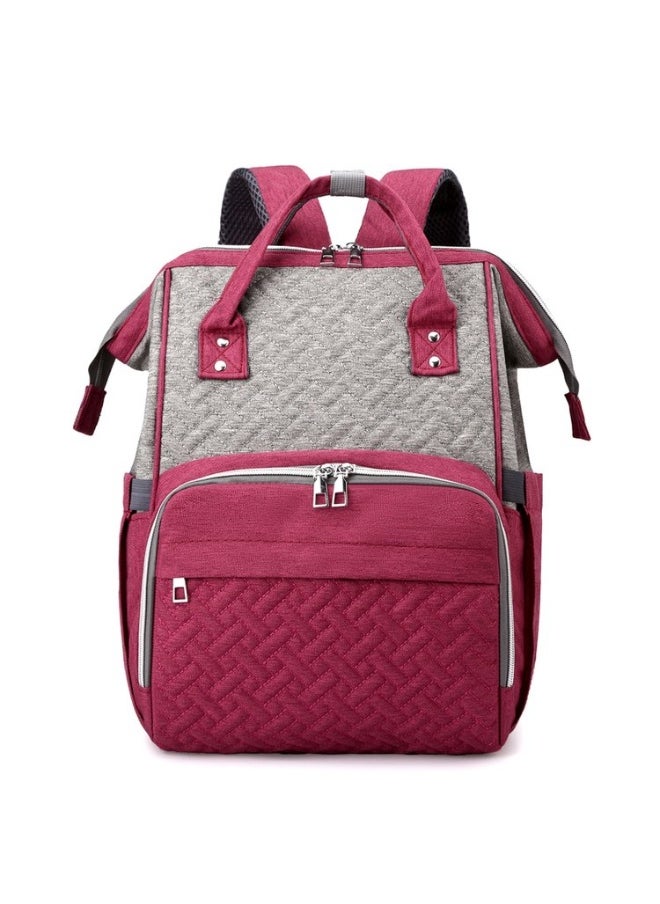 abeigu - Multi-Functional Large Capacity Mommy Backpack with Bottle Pocket - Waterproof, Durable, Stylish Diaper Bag for On-the-Go Moms - Image 1