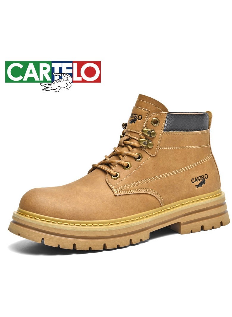 CARTELO أحذية مارتن للرجال ذات الرقبة العالية للأنشطة الخارجية  - Image 1