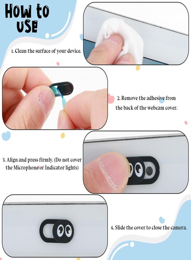 YQQYG 10 Pcs Laptop Camera Cover Slide, Webcam Cover Slide, Laptop Camera Cover Slide Thin, Cell Phone Camera Cover, Protect Your Privacy Security, Camera Cover for Desktop Tablet Pad - Image 3