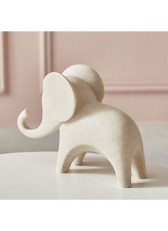 Home Box Luxe Polyresin Light Terracota Elephant Accent 21 x 15 x 7.5 cm  - Image 2