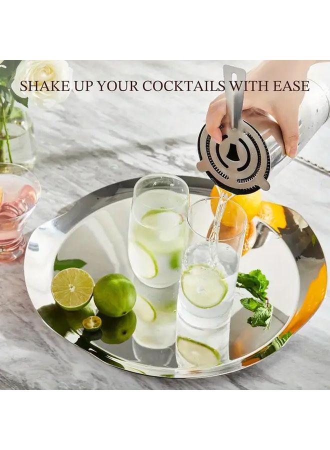 Boston Shaker Set 3 Piece 23.67oz 20.29oz with Strainer Jigger Recipe Cards - Image 5