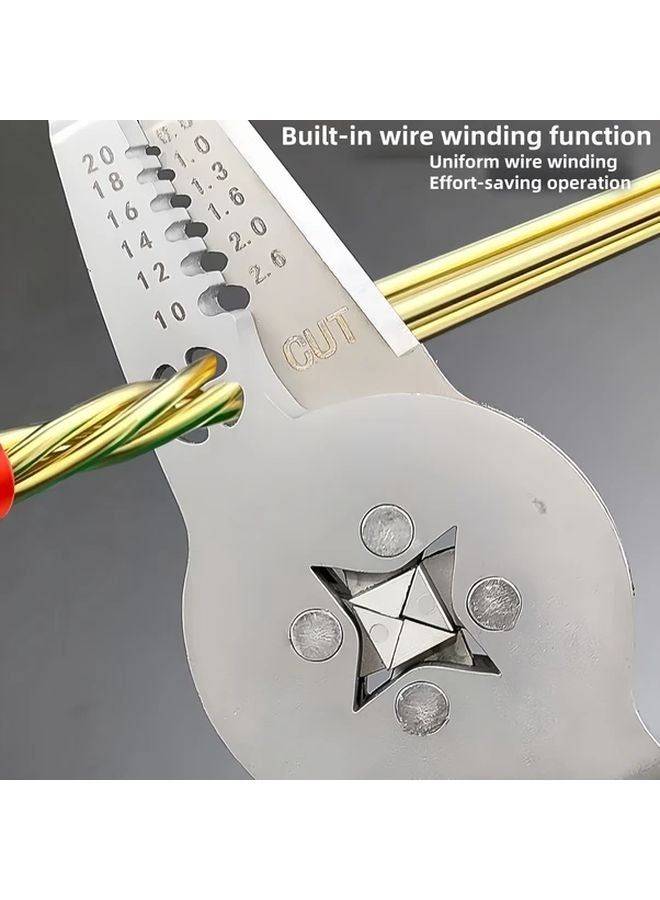 1pc Multi Functional Electrician Crimping Stripping Pliers All in One Tool - Image 5