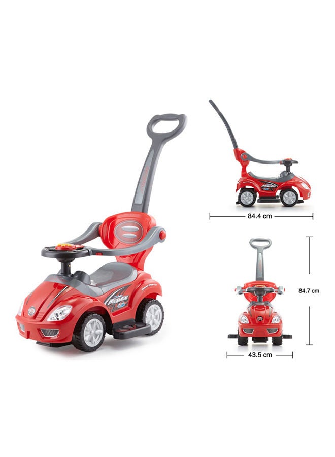Cool Baby 3-In-1 Push And Pedal Ride On Toy 84.4x84.7x43.5cm - Image 2